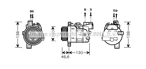 AVA QUALITY COOLING Kompressor,kliimaseade BWAK319